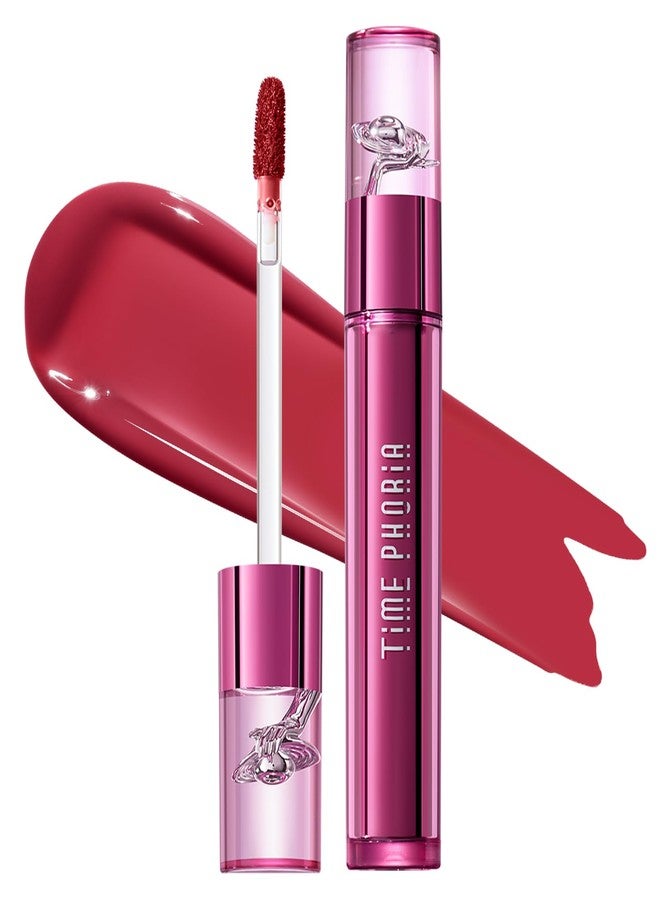TIMEPHORIA Altera Blurring Lip Tint 003 Bloom, Reddish Pink Glossy to Soft Matte Finish, Blur Lip Lines, Weightless No-Sticky Airy Velvet Texture, Vibrant Hydrating Long-Lasting Lip Makeup - Image 1